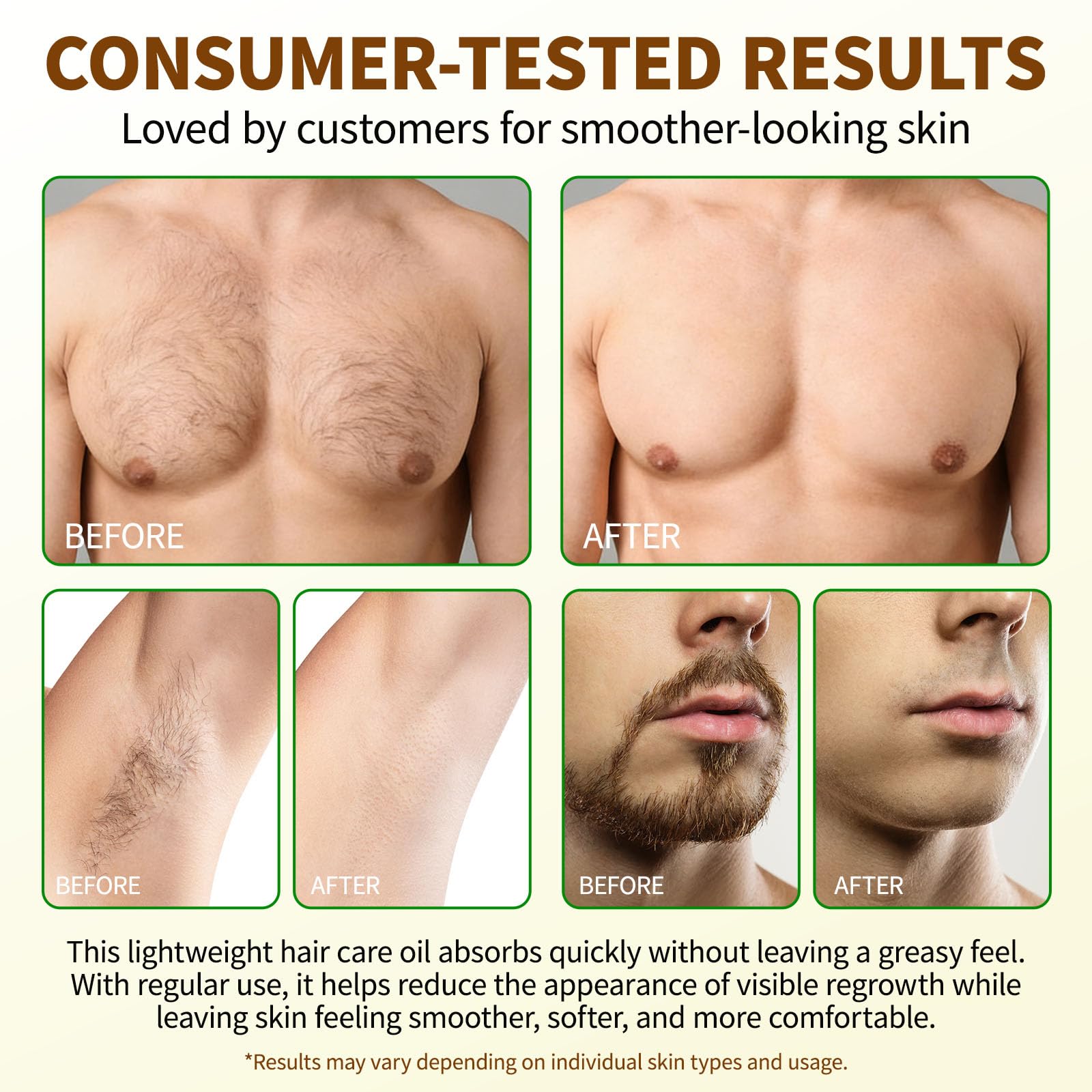 Uocasi natural blend close-up highlights plant-based ingredients for skin-friendly use.