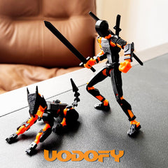 Uodofy T13 pose-pack: interchangeable hands for versatile scenes.