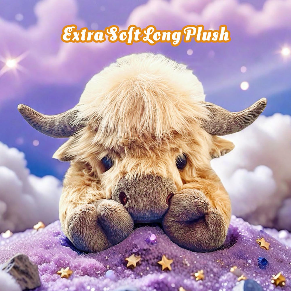 Uoozii Highland Cow gift-ready plush suitable for kids and adults