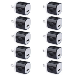 UorMe 10-pack wall adapter packshot highlighting compact travel-ready design.
