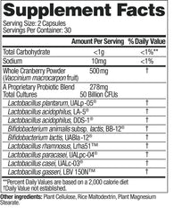 up4 Women's probiotic capsules close-up shows capsule texture