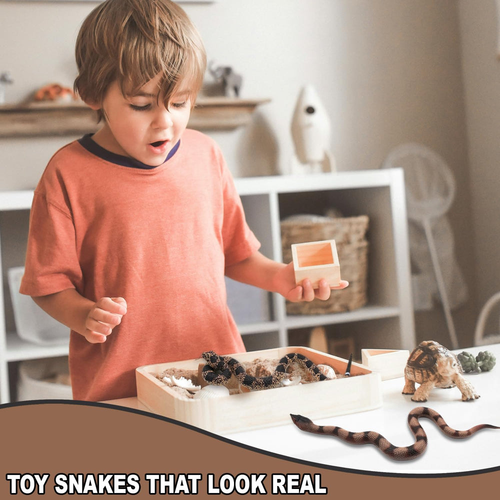 Upitry rubber snakes used as party decor for fun