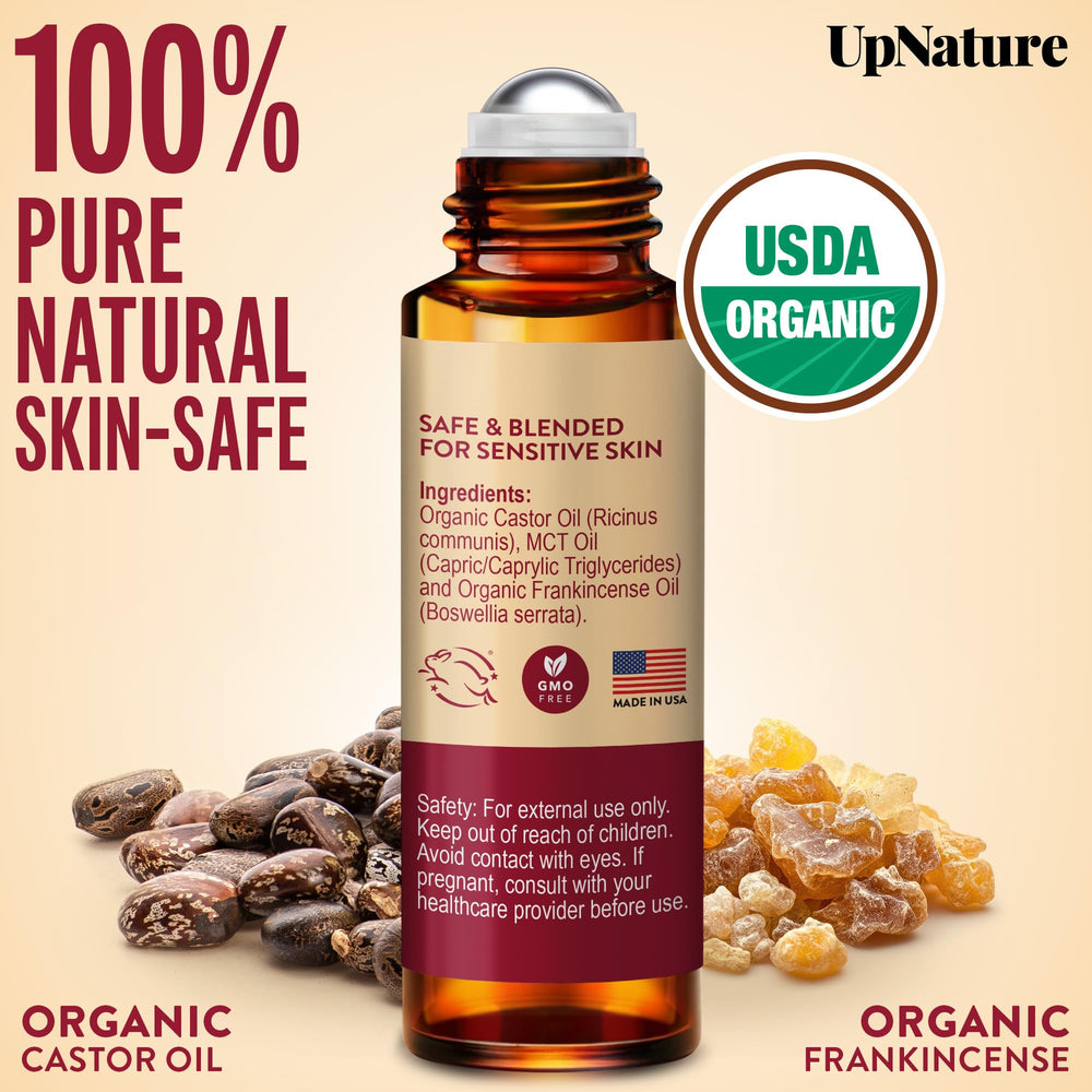 UpNature Beauty natural formulation label conveys toxin-free care.
