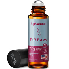 UpNature Dream Sleep Roll-On bottle ready for calming aromatherapy.