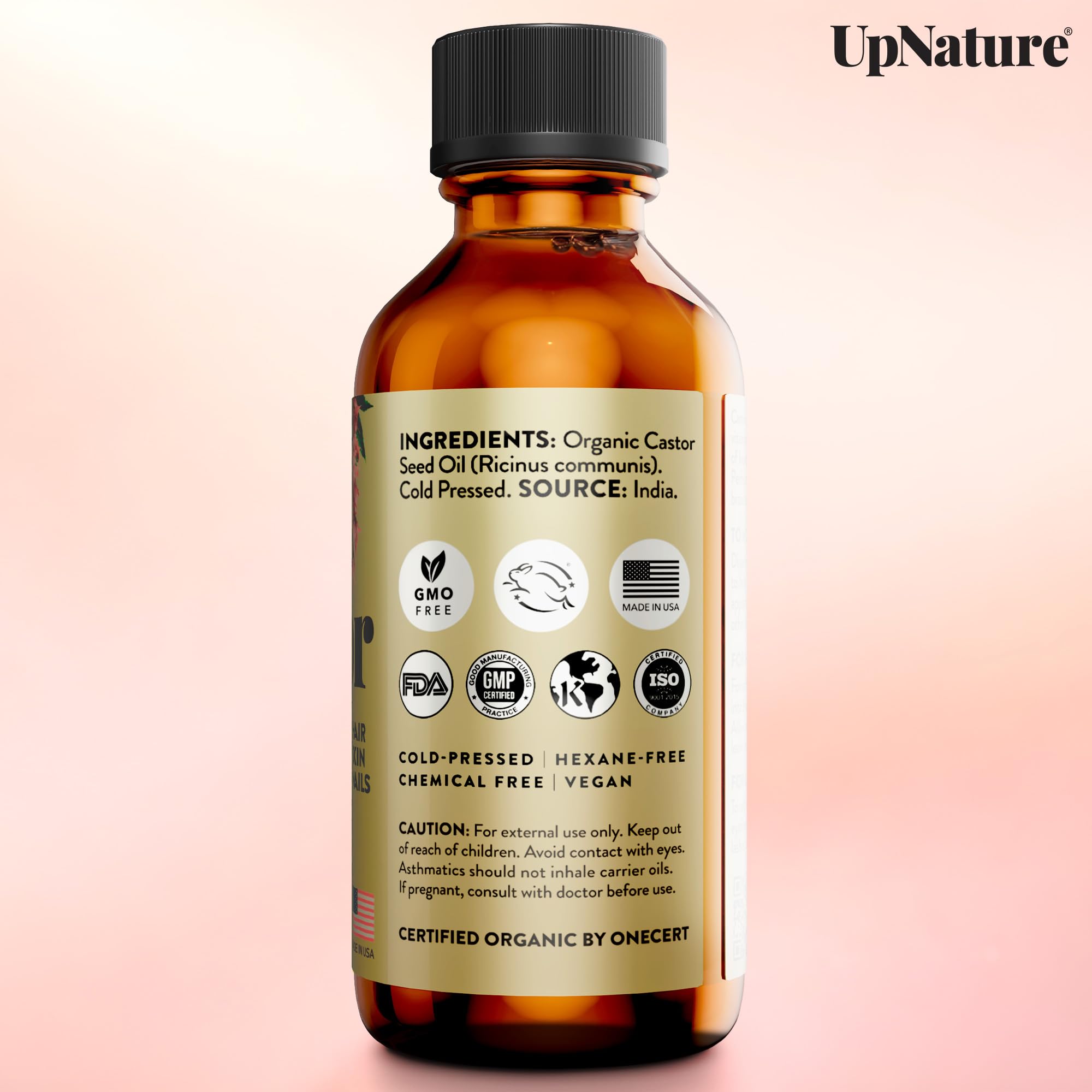 UpNature 2 oz bottle supports everyday beauty routines with natural care