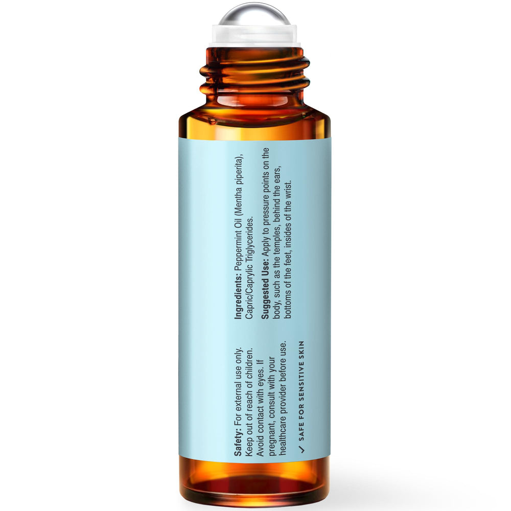 UpNature Peppermint Roll-On travel-pack ready for on-the-go use.