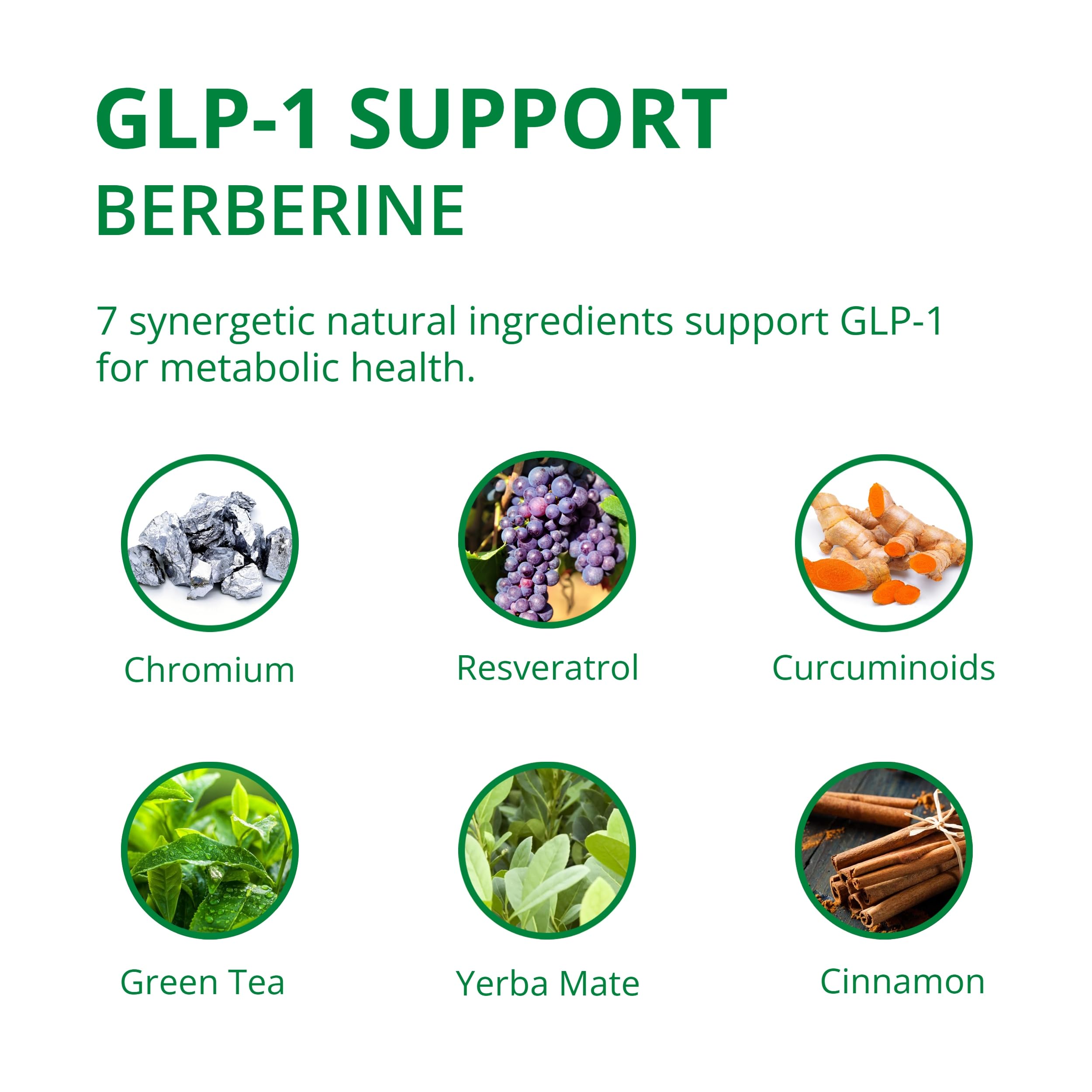 UpNourish berberine ingredients with chromium and cinnamon for balanced support.