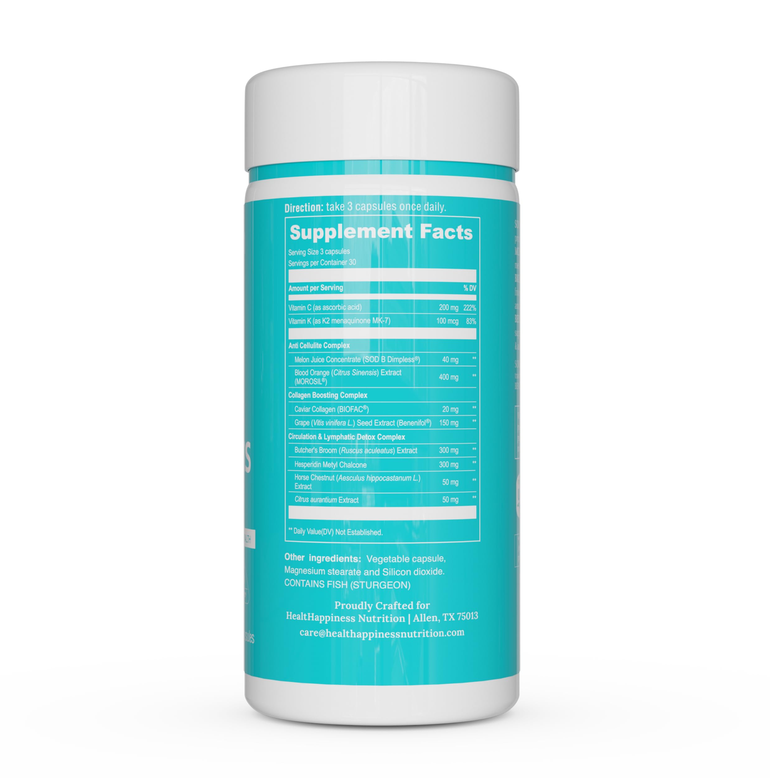 UpNourish grape seed extract capsule closeup for antioxidant support