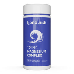 UpNourish Magnesium 10in1 bottle for daily wellness and balance.