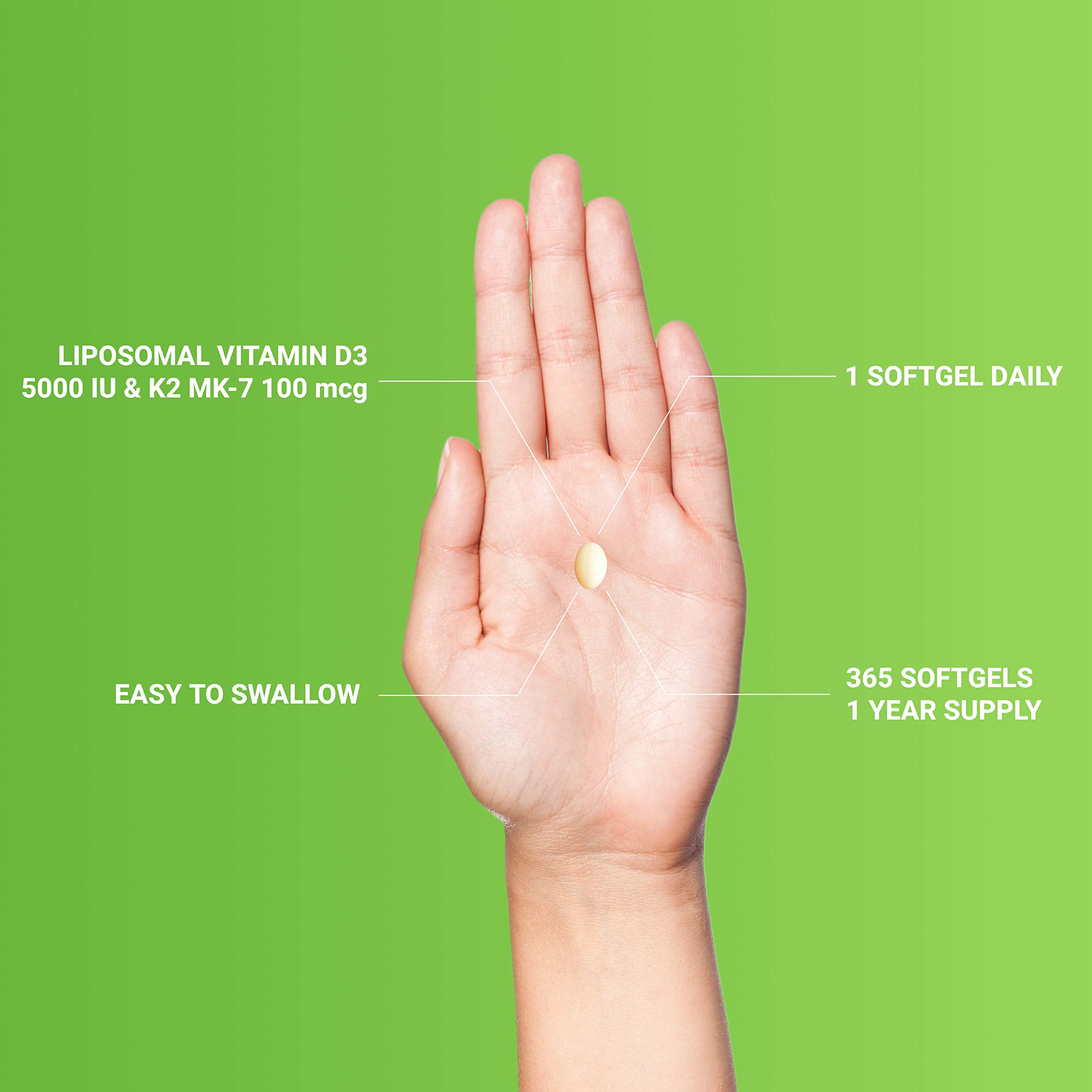 UpNourish bottle label communicates non-GMO and gluten-free formulation for many diets.