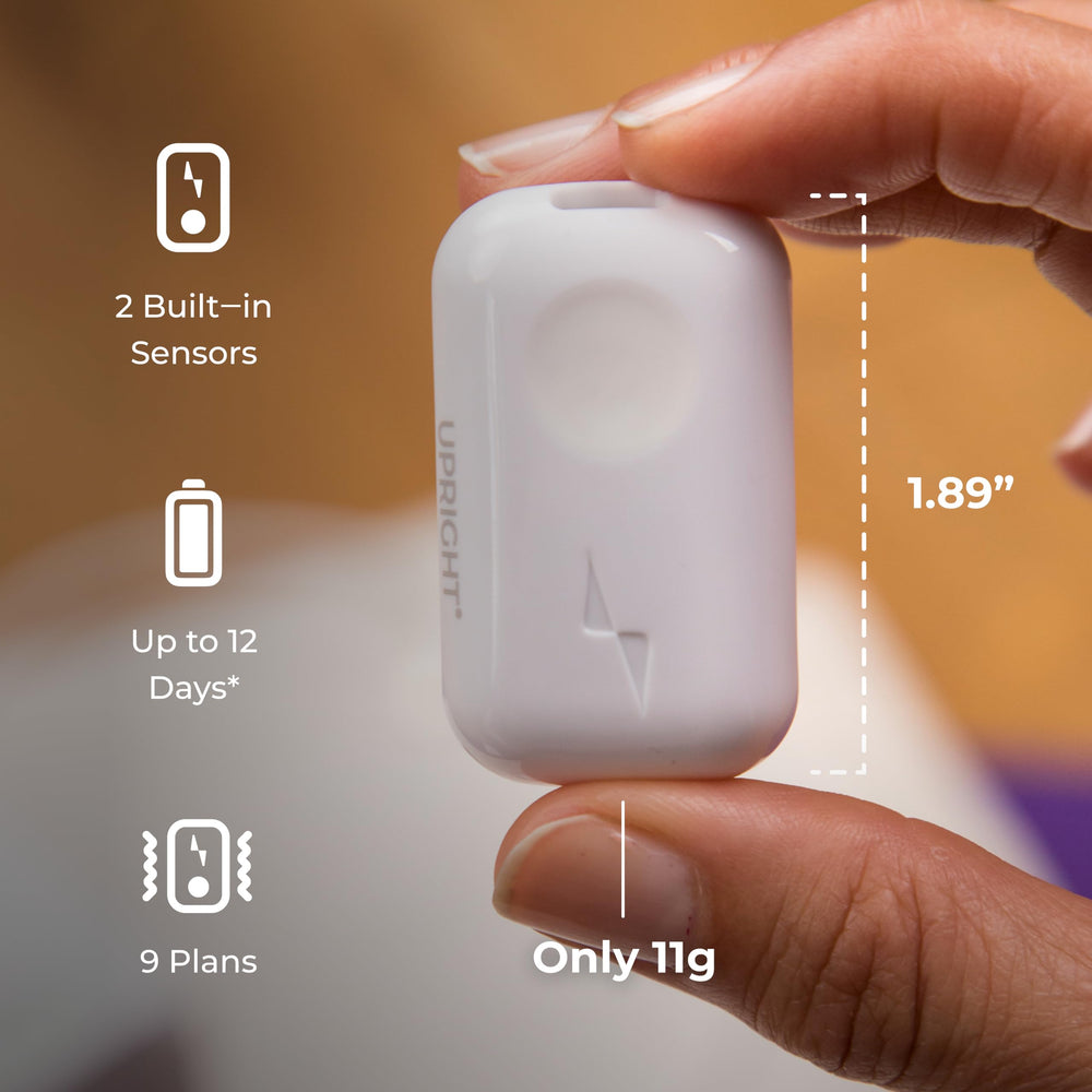 Upright GO 2 Premium charging case ready for travel