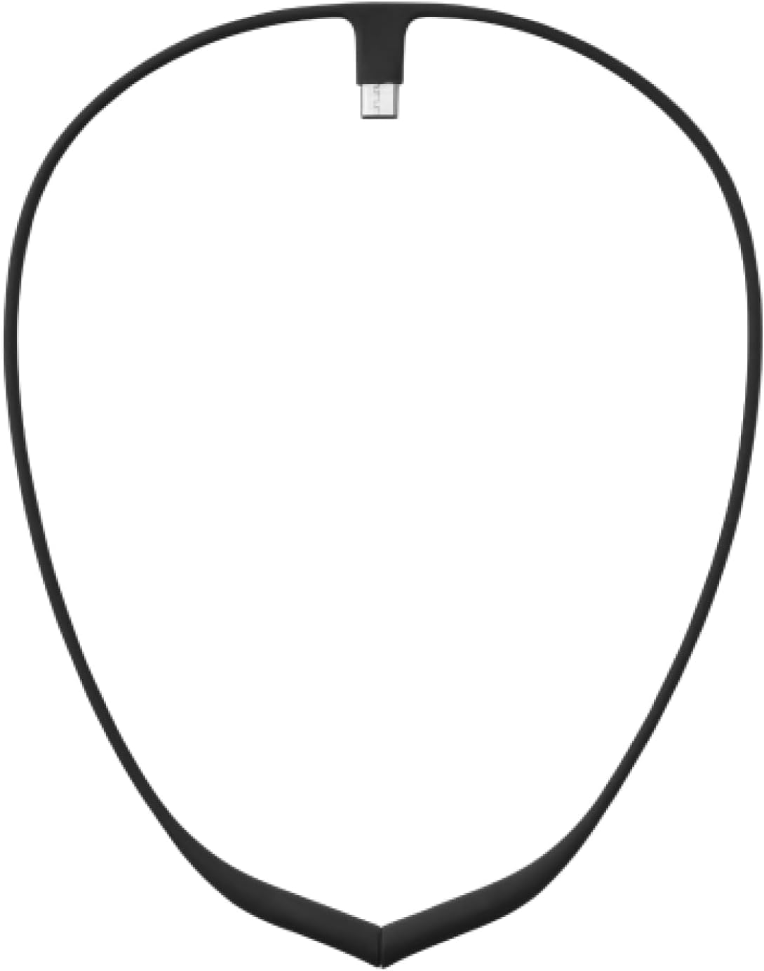 Upright GO Magnetic Necklace closeup with skin-friendly silicone finish for comfortable wear.