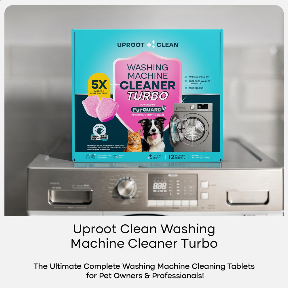 Drum, valves, and seals cleaned by Uproot Clean turbo formula for better performance.