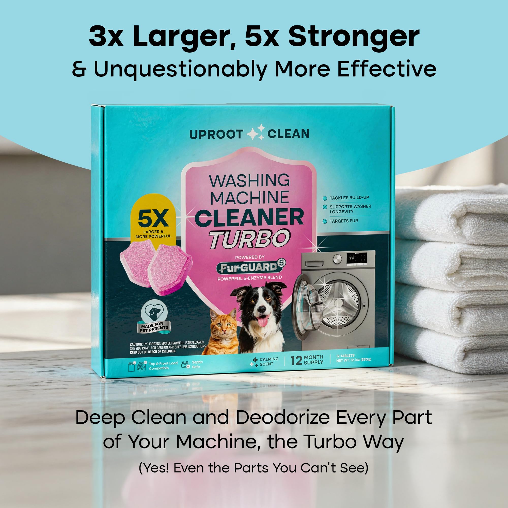 Hose and pipes refreshed by the enzyme action in Uproot Clean cleaner.