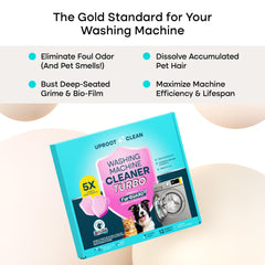 Pet odor elimination with Uproot Clean tablets for lighter-scented loads.