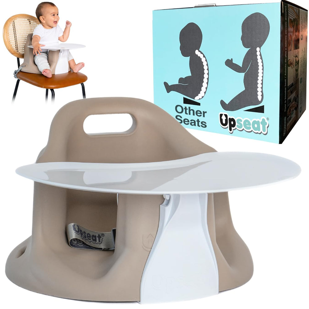 Upseat floor seat with soft foam for comfortable, learning-to-sit time