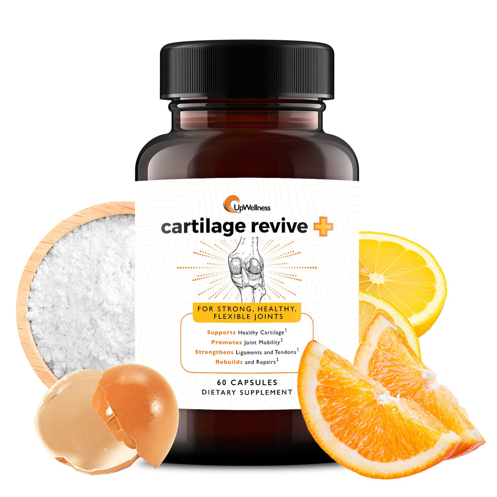 UpWellness Cartilage Revive bottle promotes daily joint support