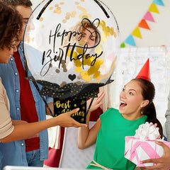 Metallic twist ties and clear envelopes simplify cash gift assembly.