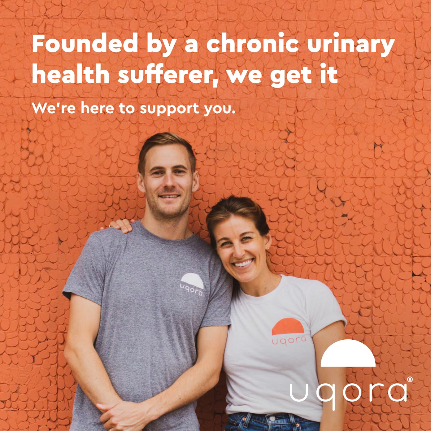 Uqora brand mission visual emphasizing education, innovation, and community support