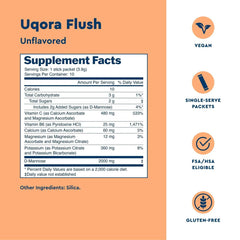 Uqora Flush water-mixing action shows simple preparation for ongoing routines.