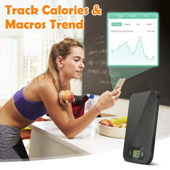 URAMAZ scale connects with Apple Health for integrated tracking.
