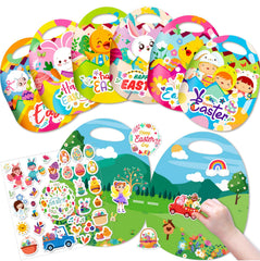 Uranus&No.1 Easter sticker book cover for creative, mess-free play.