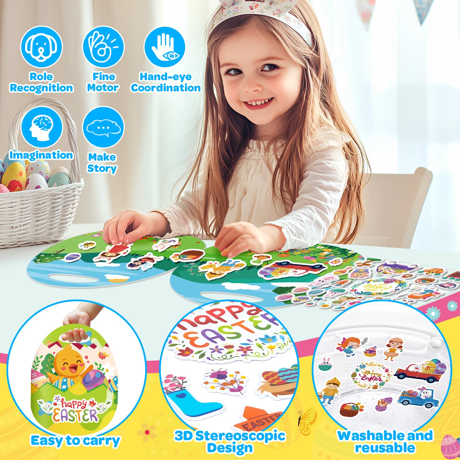 Uranus&No.1 Travel-friendly sticker book for kid-approved on-the-go fun.