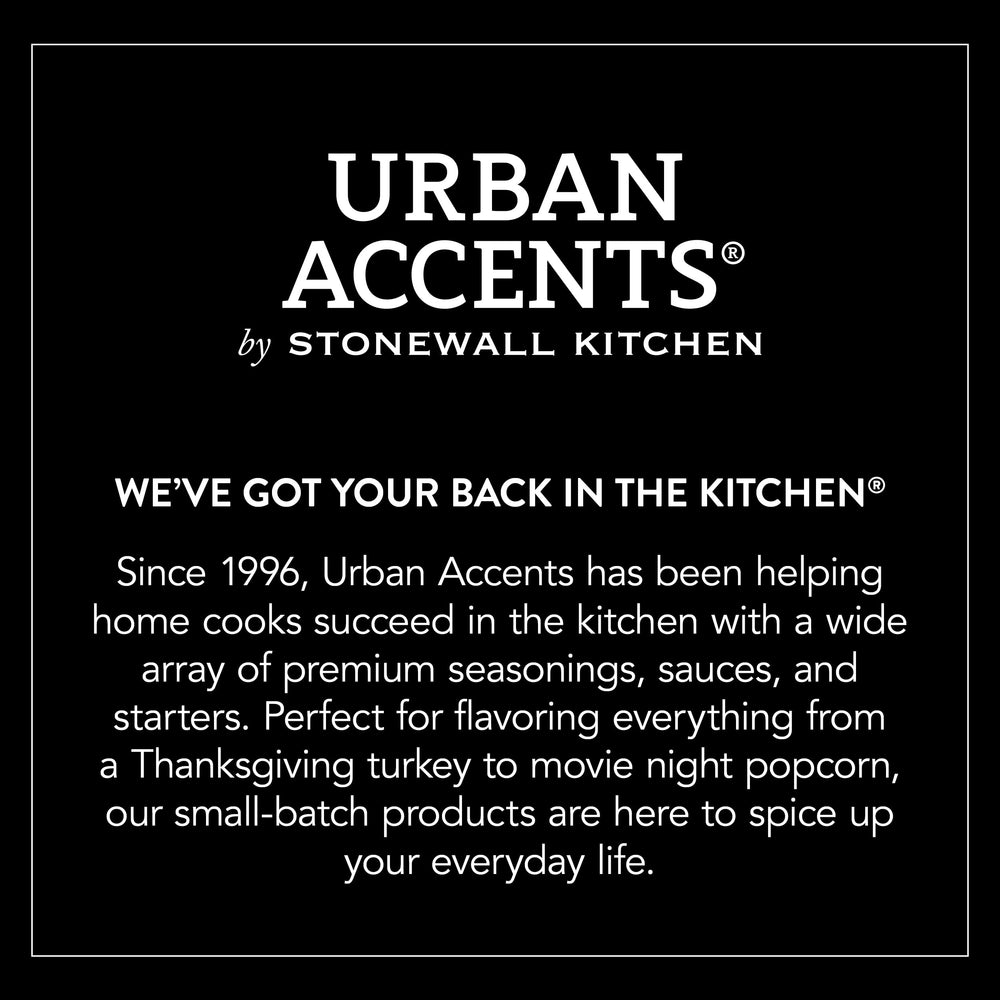 Urban Accents logo and label close-up conveying premium quality