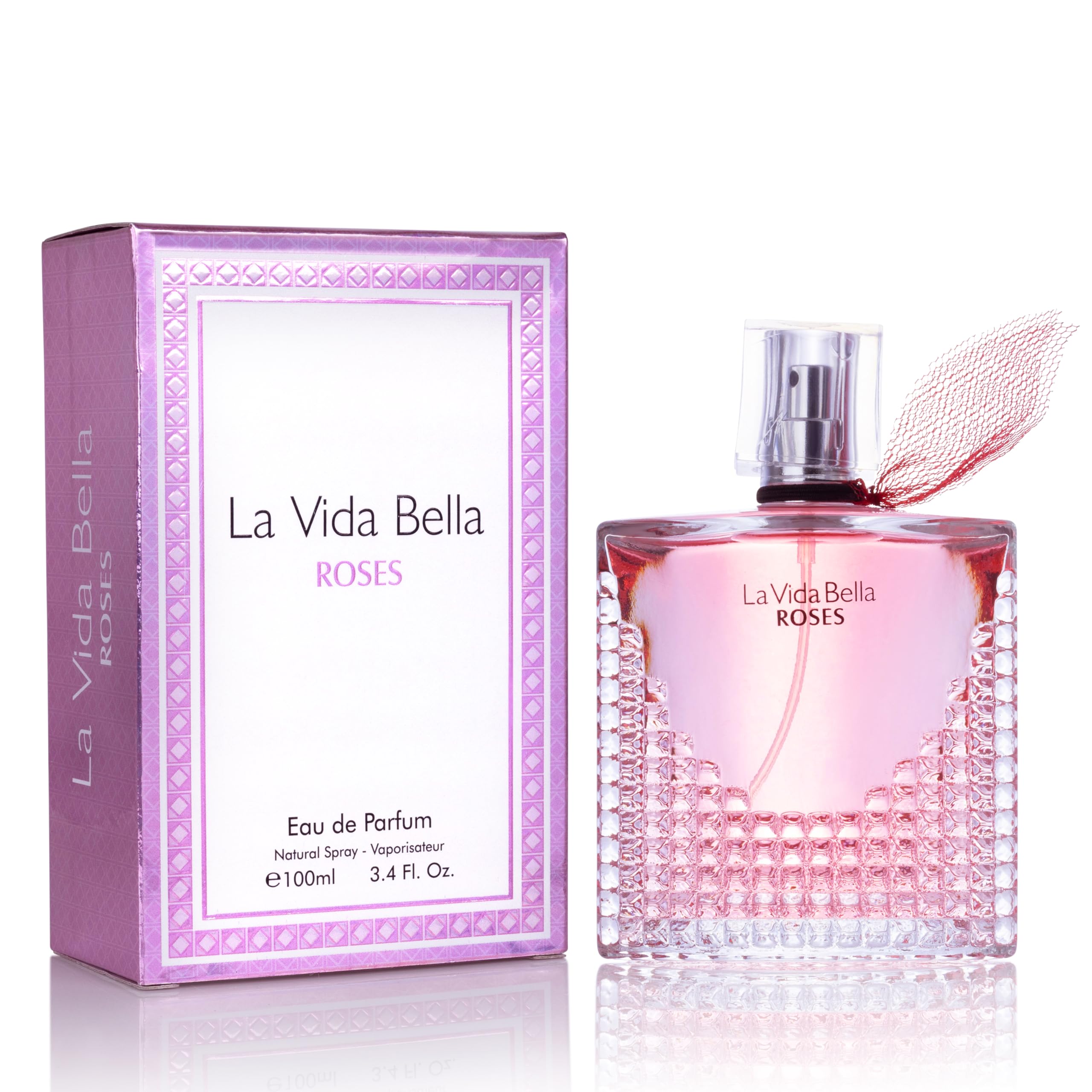 URBAN COLLECTION La Vida Bella Roses bottle for daily wear with floral amber notes