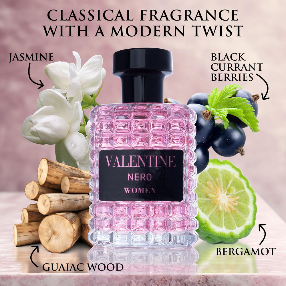 URBAN COLLECTION Valentine bottle angle showing modern silhouette for evening wear.