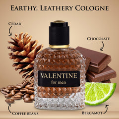URBAN COLLECTION Valentine bottle top view highlights premium design and refined style.