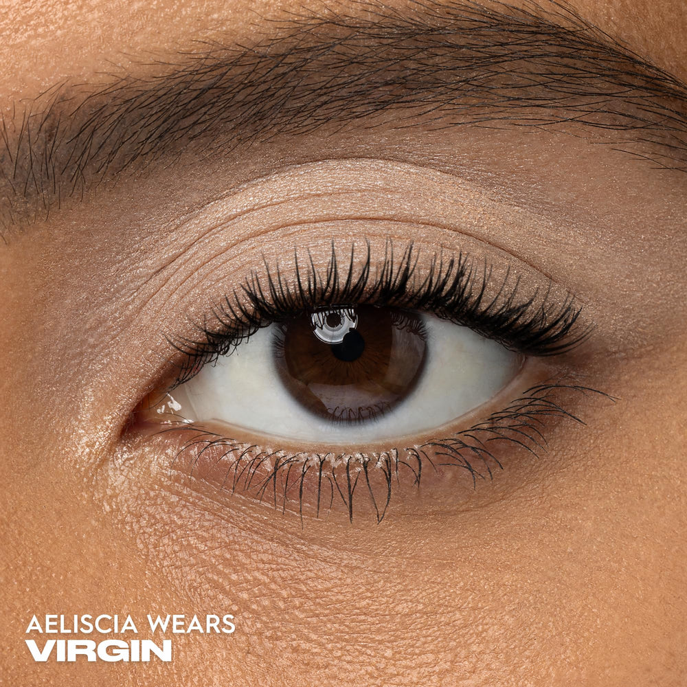 Urban Decay Virgin swatch, creamy satin finish for everyday looks.