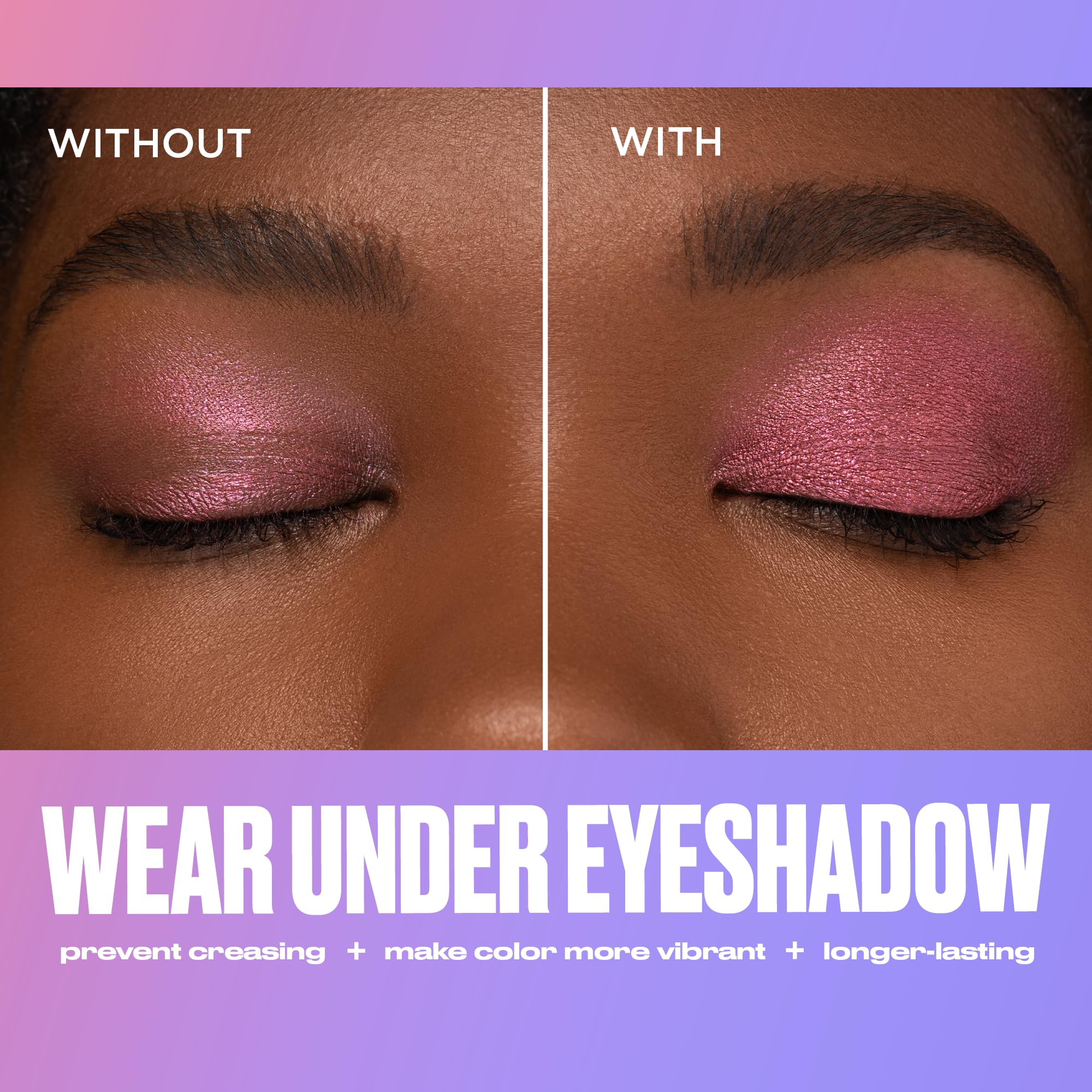 Urban Decay Anti-Aging Eyeshadow Primer Potion with Dermaxyl smooths fine lines and boosts hydration.