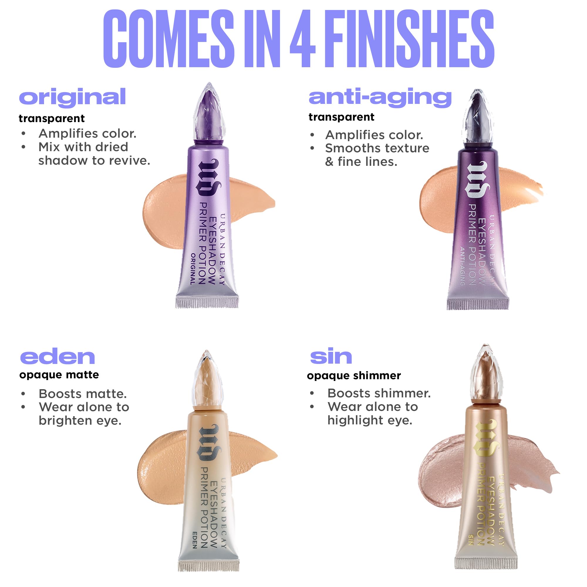 Urban Decay nude primer preps lids for shadow and eyeliner with a smooth base.