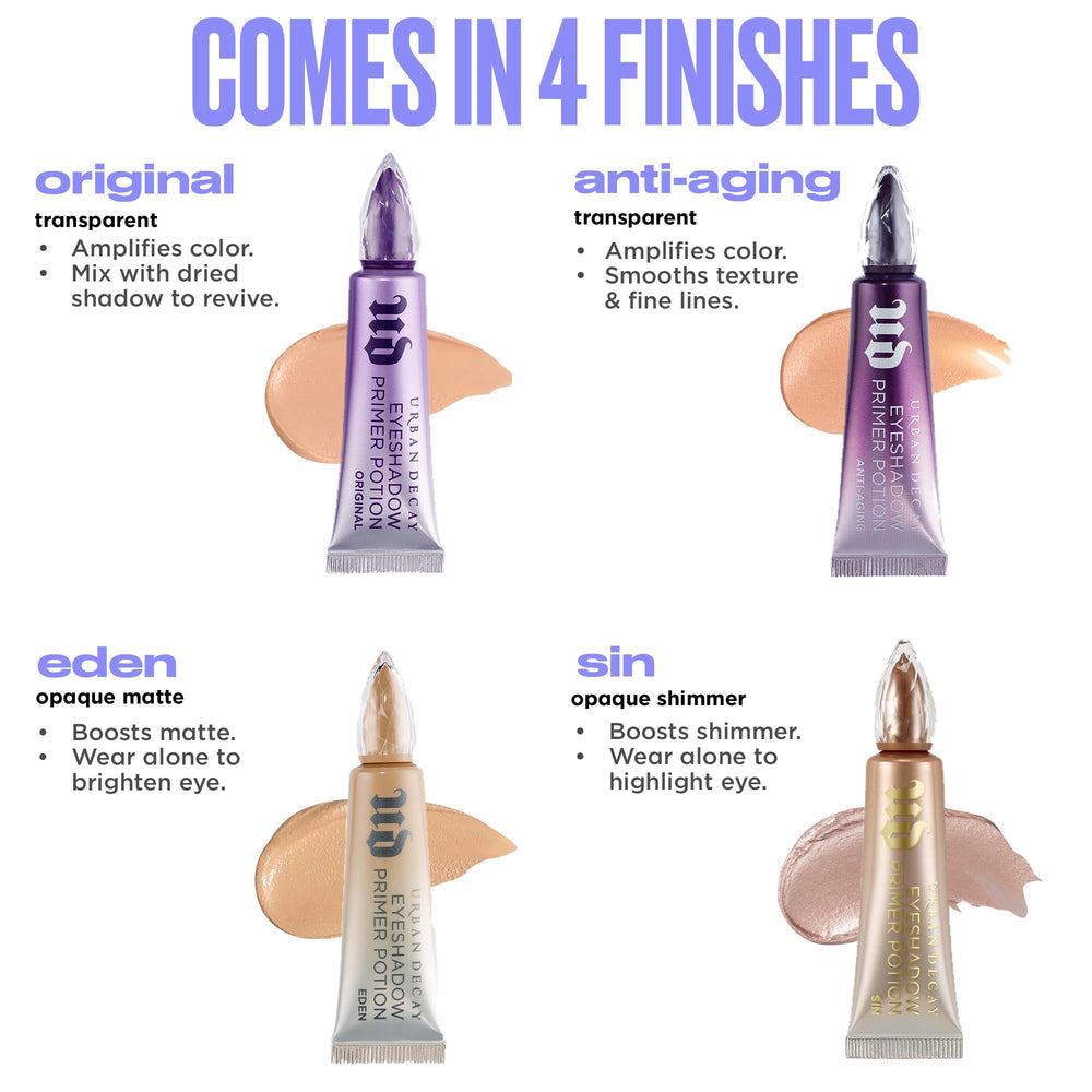 Urban Decay nude primer preps lids for shadow and eyeliner with a smooth base.