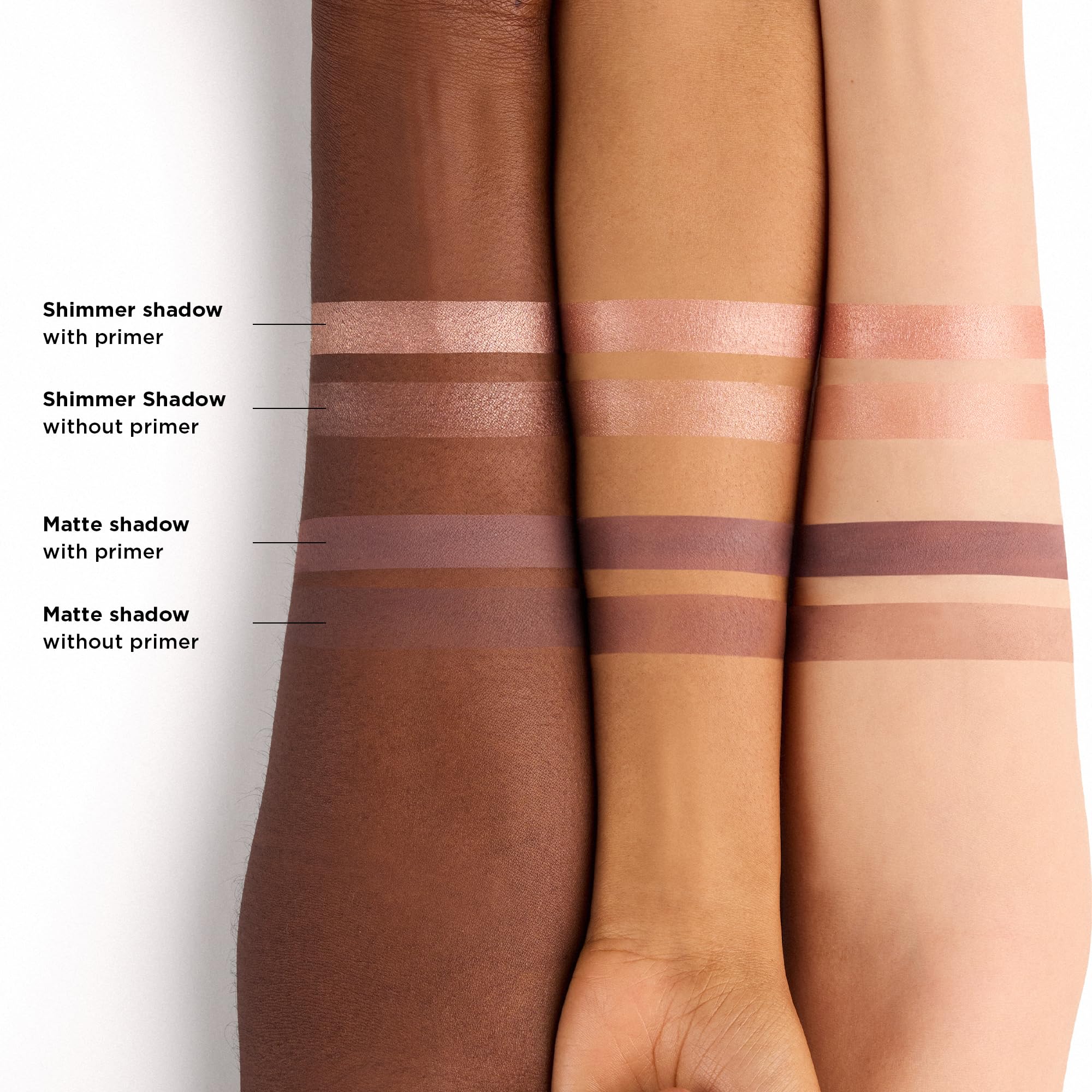 Urban Decay primer increases vibrancy of metallic, shimmer, matte, and glitter shadows for lasting color.