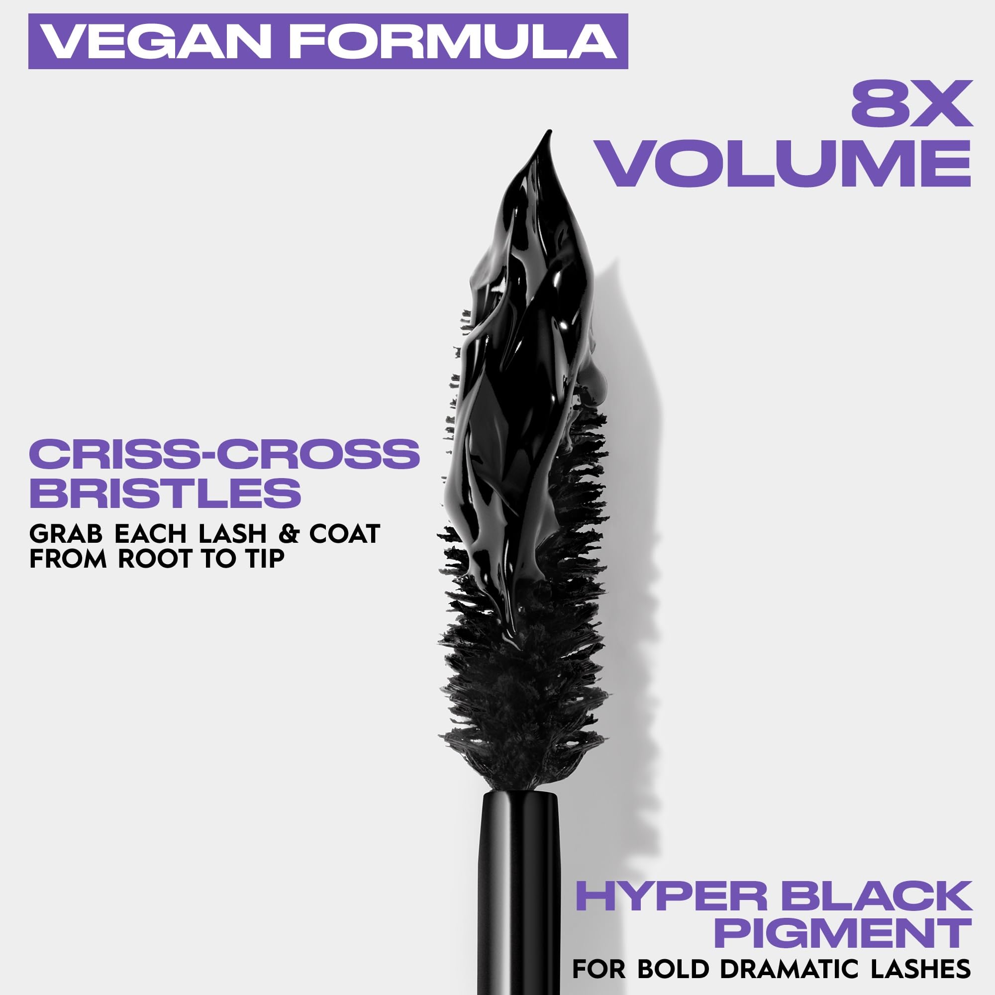 Urban Decay Perversion Mascara ultra-black pigment on lashes for bold look