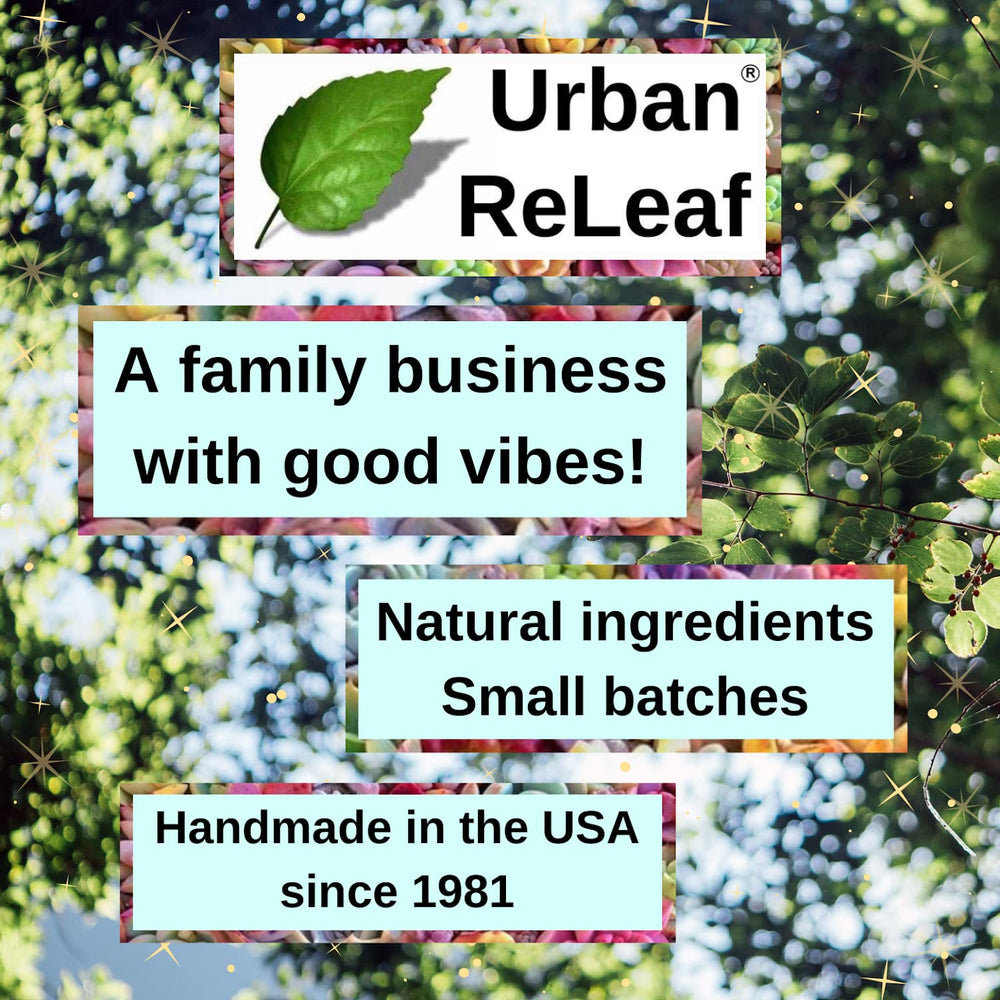 Urban ReLeaf Piercing Relief compact 3 oz tub packaging for traveling aftercare.