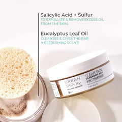 Urban Skin Rx Clear Skin Bar massage for gentle exfoliation and refreshed skin.
