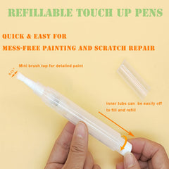 URGINO empty pens with syringes simplify filling for precise color matching.