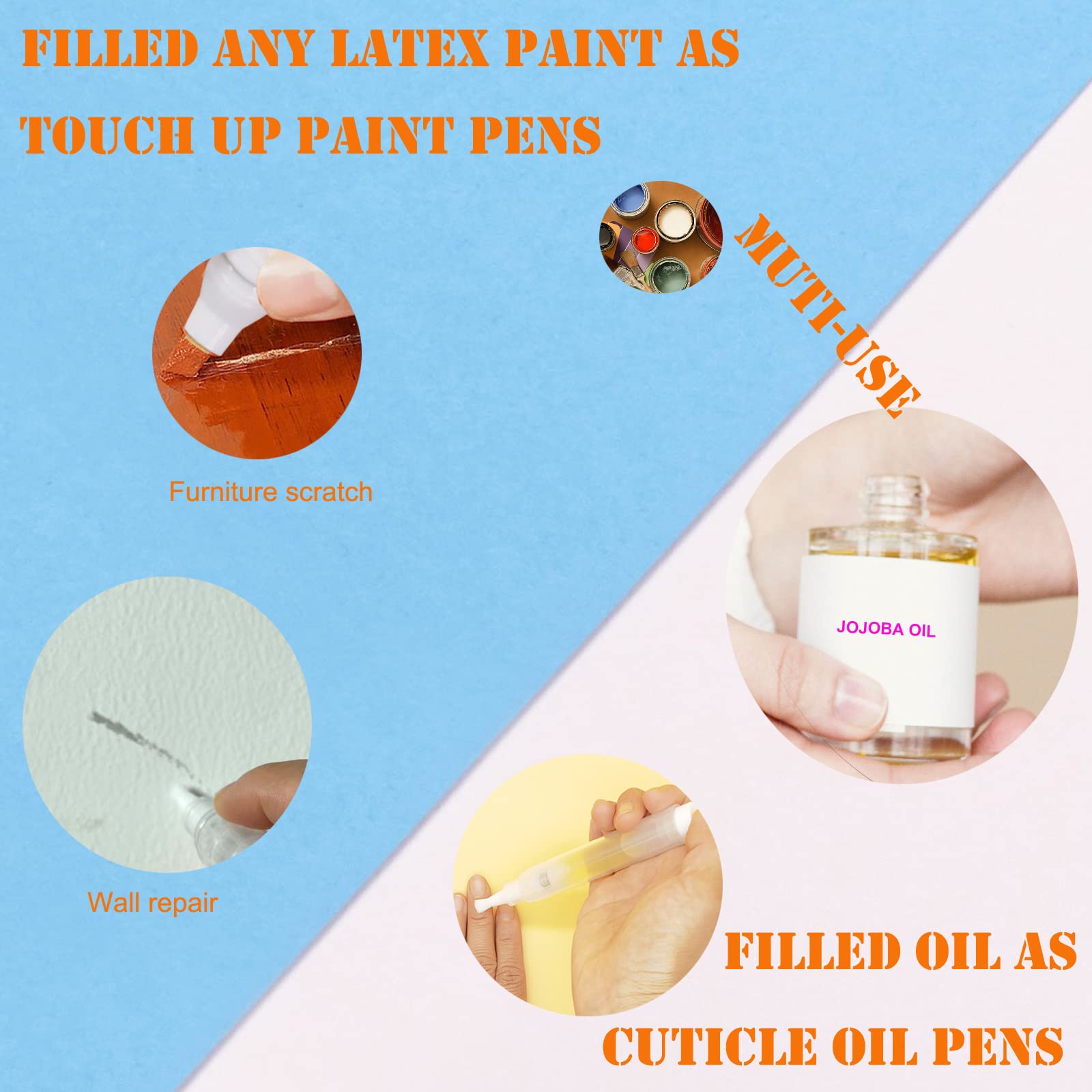 URGINO refill kit keeps future touch ups quick and mess-free.