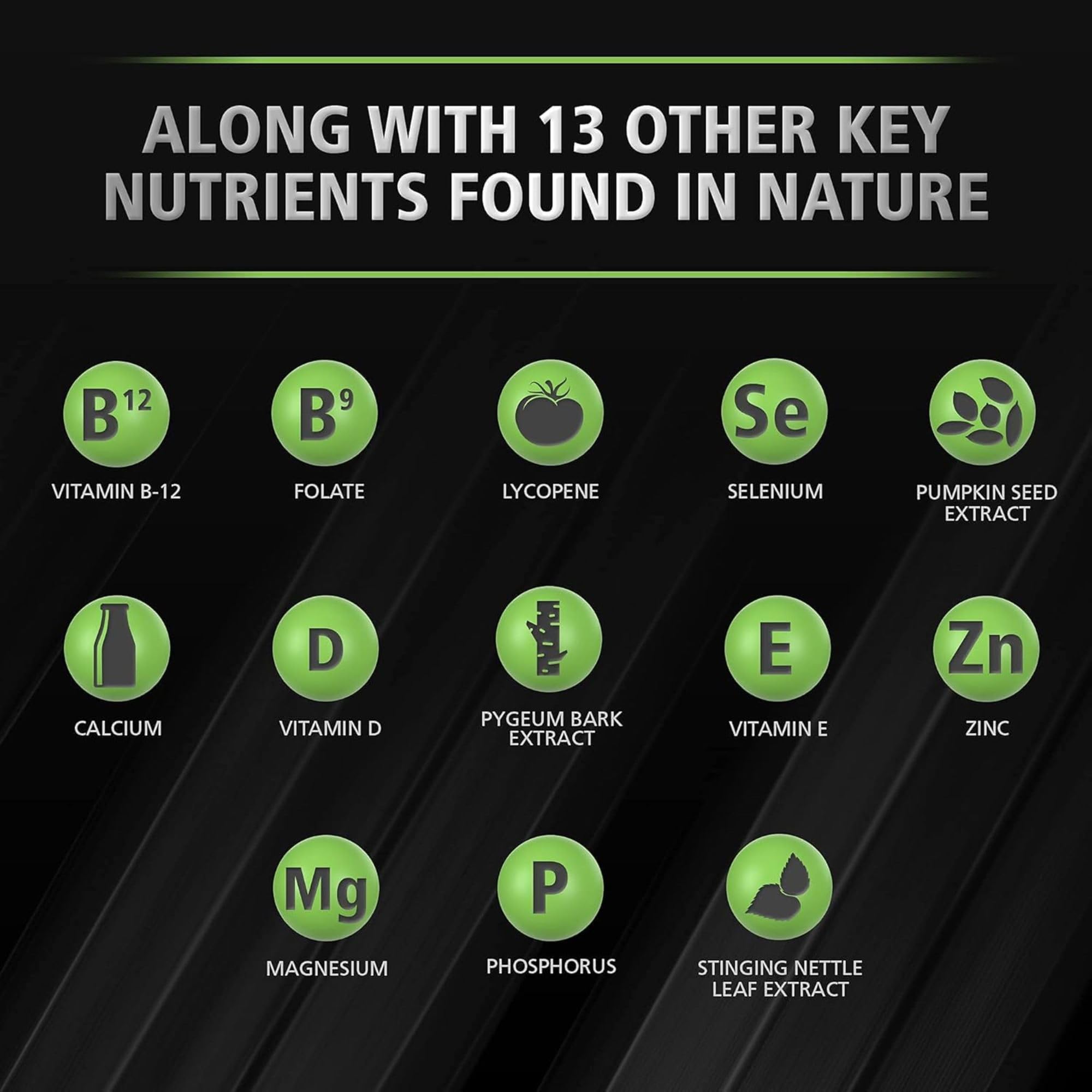 Urinozinc Plus supplement jar front with clean design.