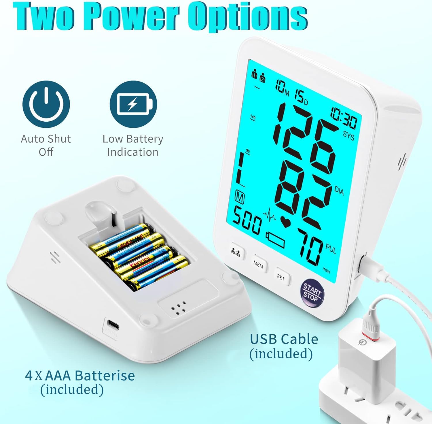 Urion two-user memory stores up to 1000 readings