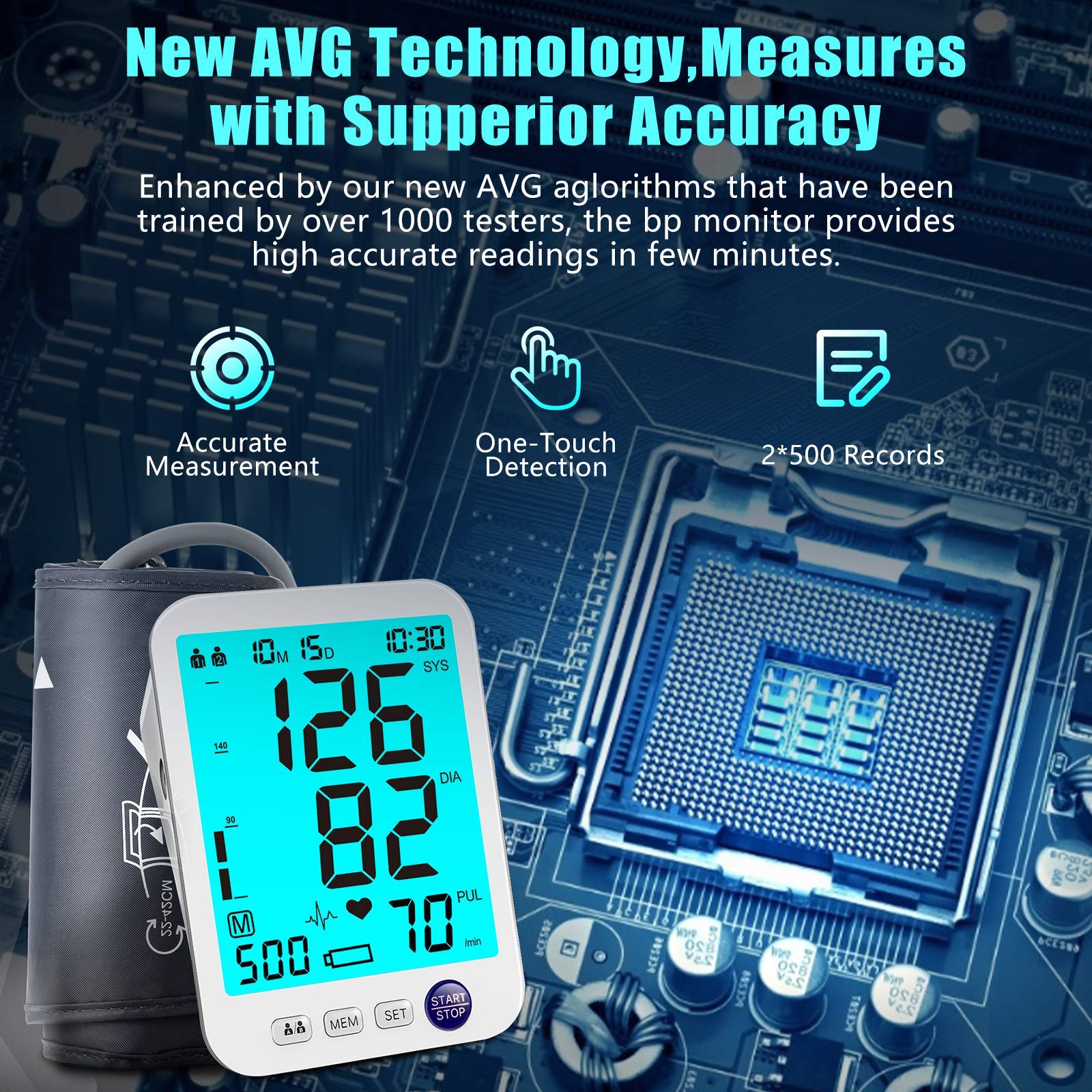 Urion one-touch operation makes quick readings simple