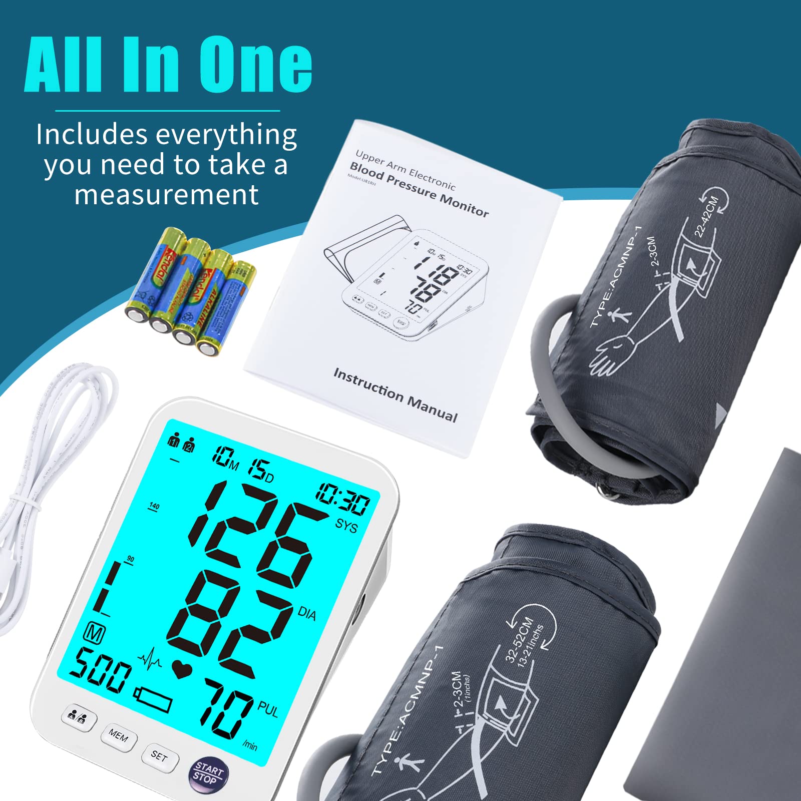 Urion power options: batteries or USB-C for flexibility