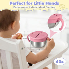 URMYWO detachable silicone handles provide easy grip for little hands.