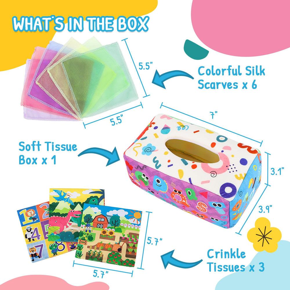 URMYWO letters and numbers on papers to spark early language ideas.