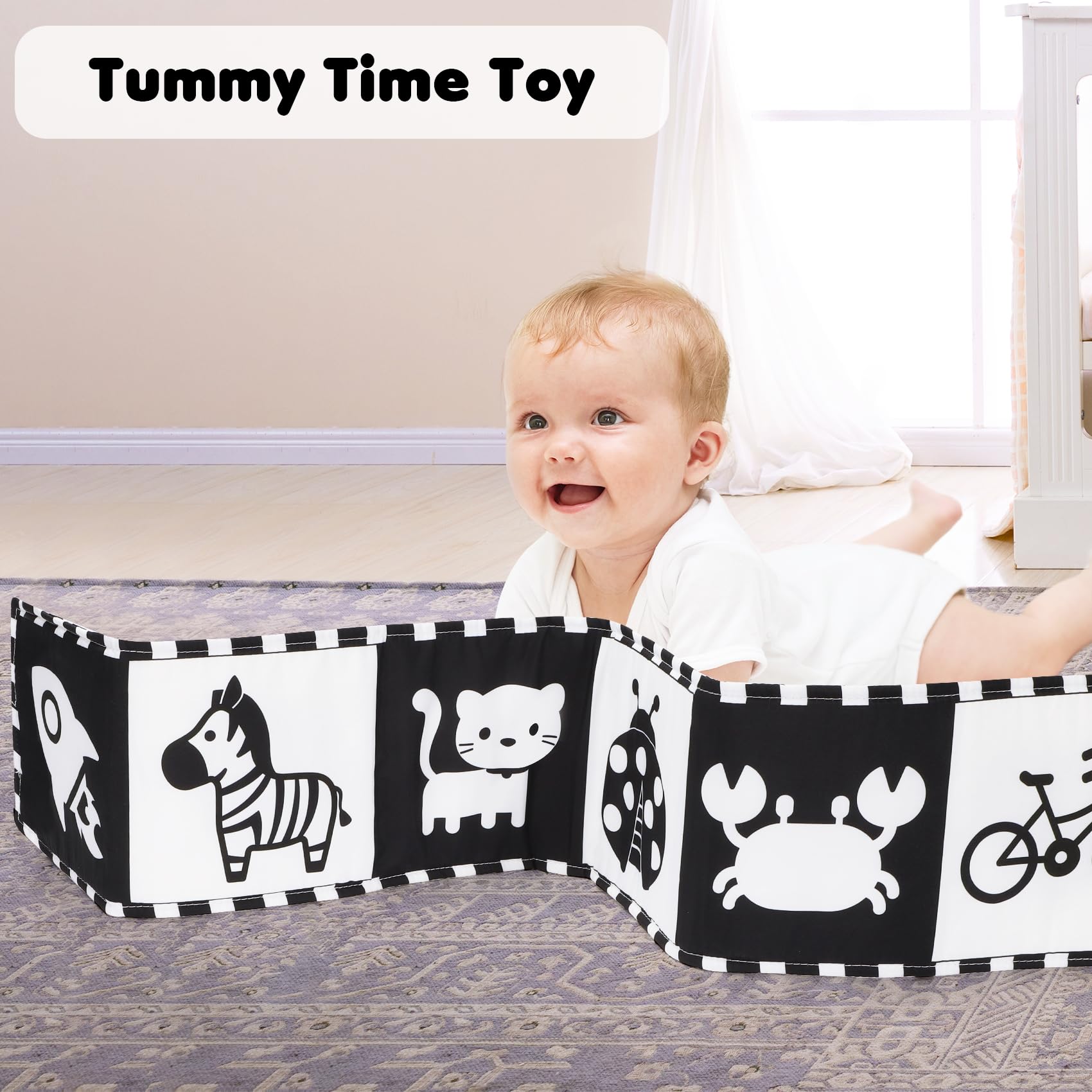 URMYWO tummy time sensory play encourages extended engagement and arm-leg movement.
