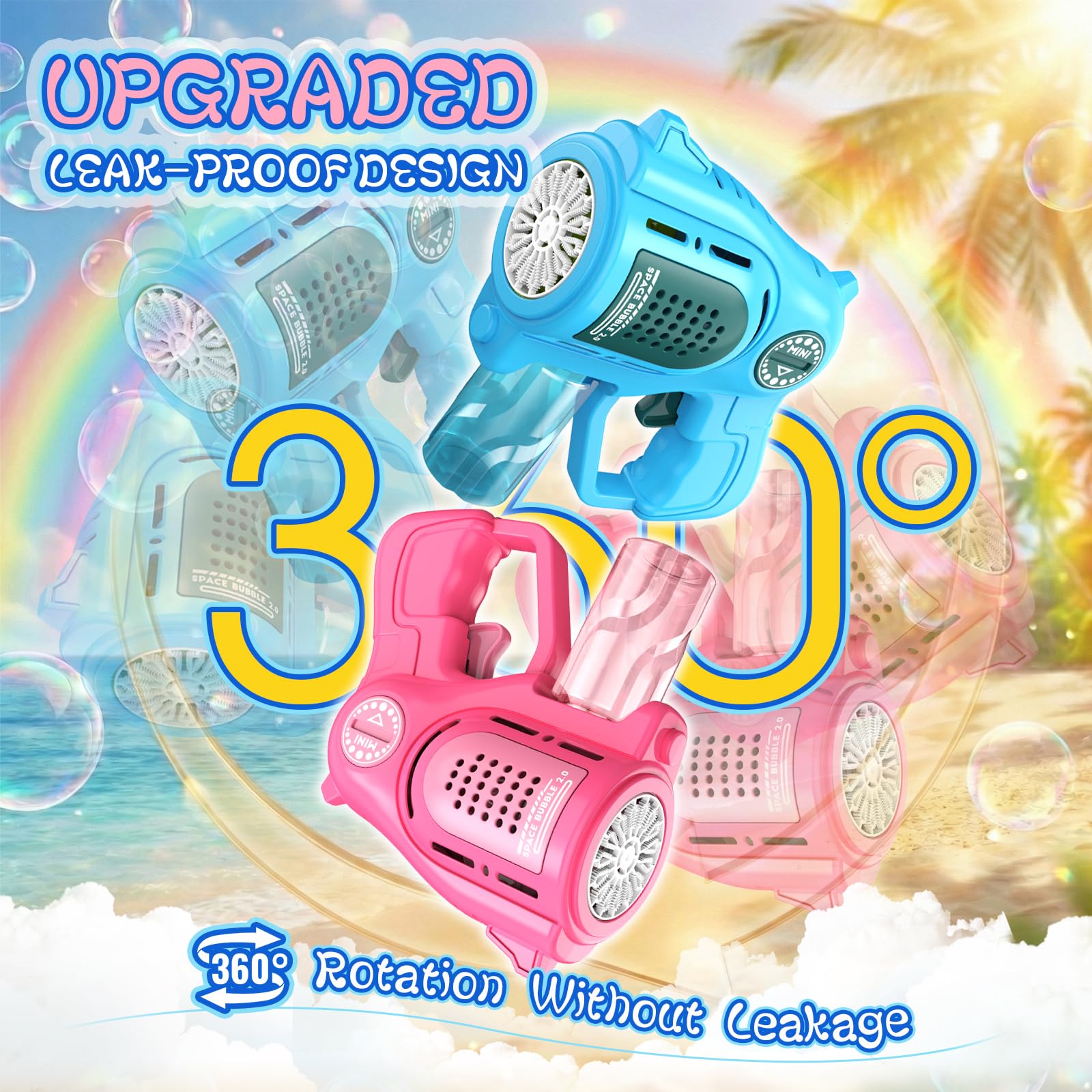 UROINT automatic bubble blower ready for park and backyard play