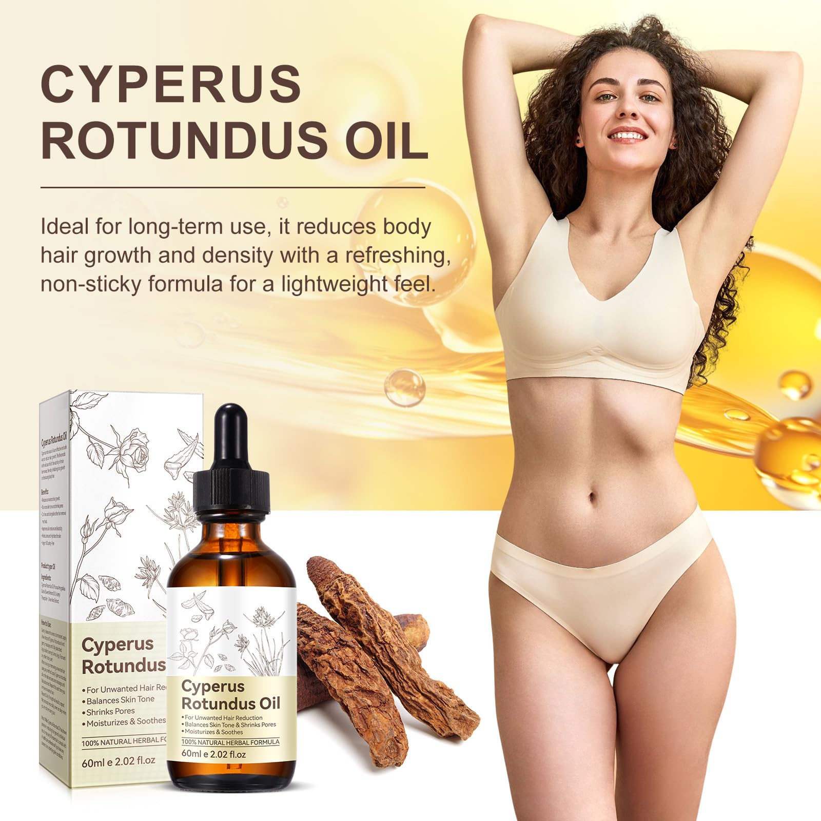 Uruses blend of natural ingredients supports skin care.